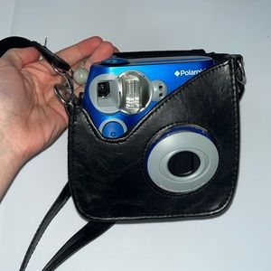 Royal Blue Polaroid Camera